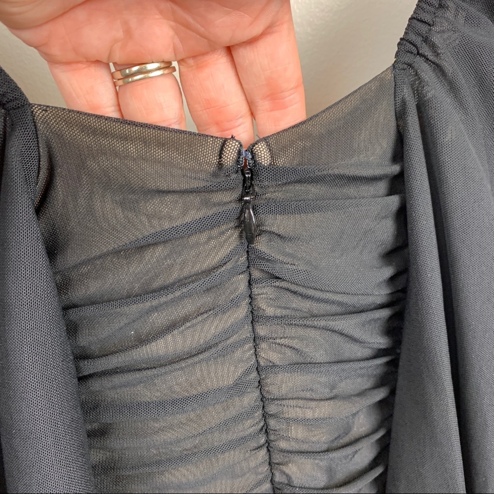 Oh Polly Black Mini Dress - Picture 11 of 14